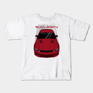 Ford Mustang Saleen 2005-2009 - Dark Candy Apple Red Kids T-Shirt